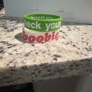 Keep-a-breast bracelets